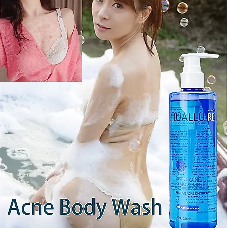 [IUallure] Body Wash Sabun Mandi Menghilangkan Jerawat 260ml Repair Skin / Brightening / 100% herbal