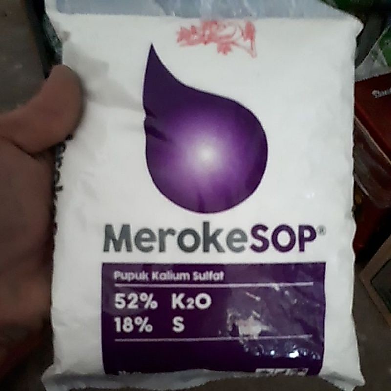 Pupuk MEROKE SOP/K2SO4 KALIUM SULFATE Original pabrik 1kg