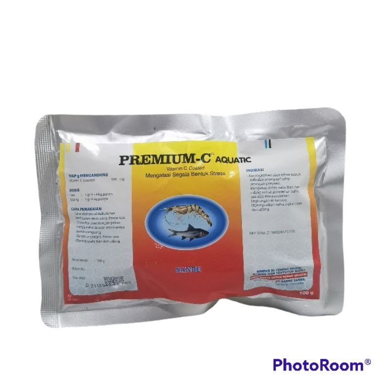 Premium C Aquatic 100 Gram - Vitamin C Ikan dan Udang ap rm