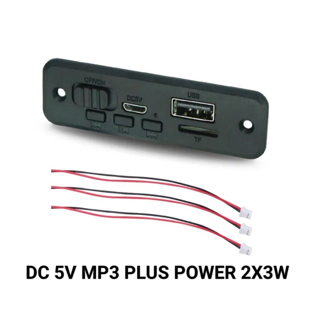 DC 5V Modul Mp3 Bluetooth Plus Power 2x3 Watt