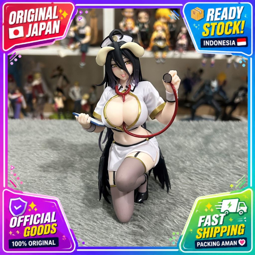 [LOOSE] Overlord Desktop Cute Figure - Albedo (Nurse Ver.)