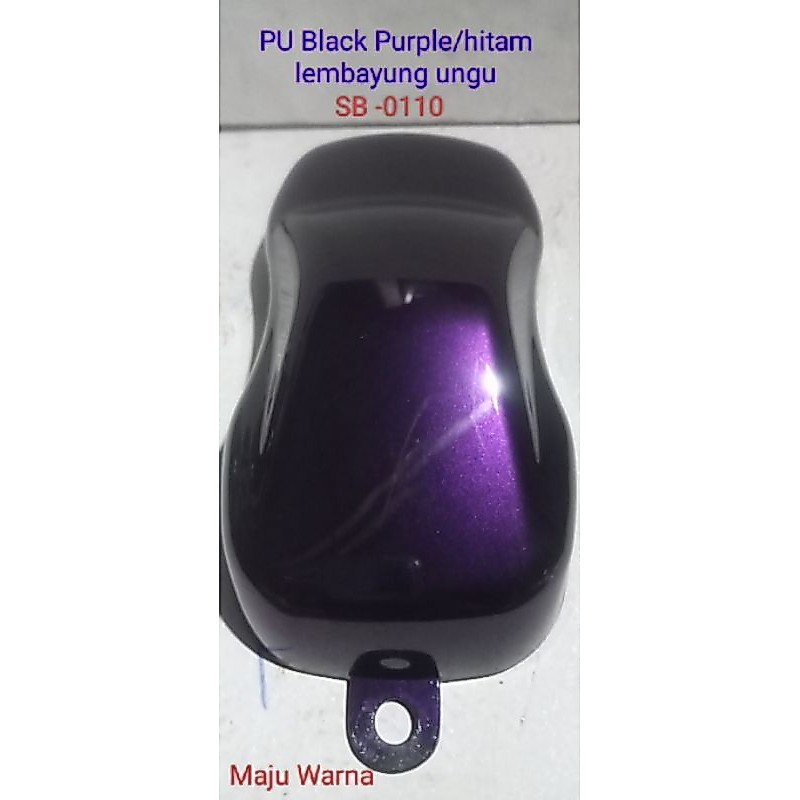 Cat PU Black Purple SB -0110/ hitam lembayung violet/cat motor/cat mobil