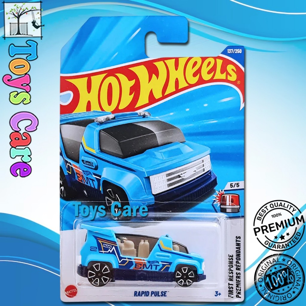 Hot Wheels Rapid Pulse Biru First Response
