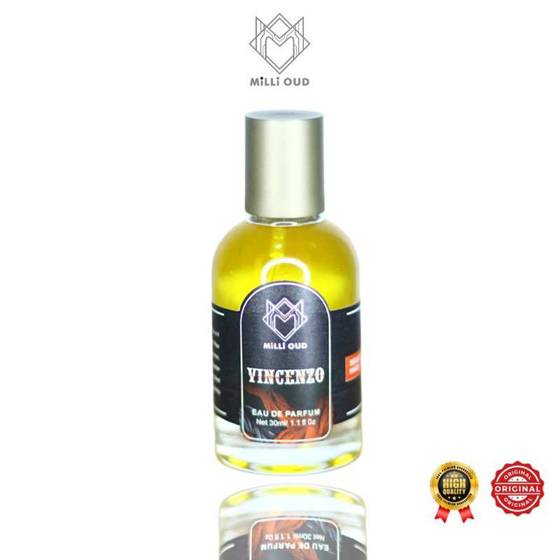 MILLI Oud Parfum VINCENZO Eau De Perfum Premium Series 30mL Parfum Pria / Parfum Wanita