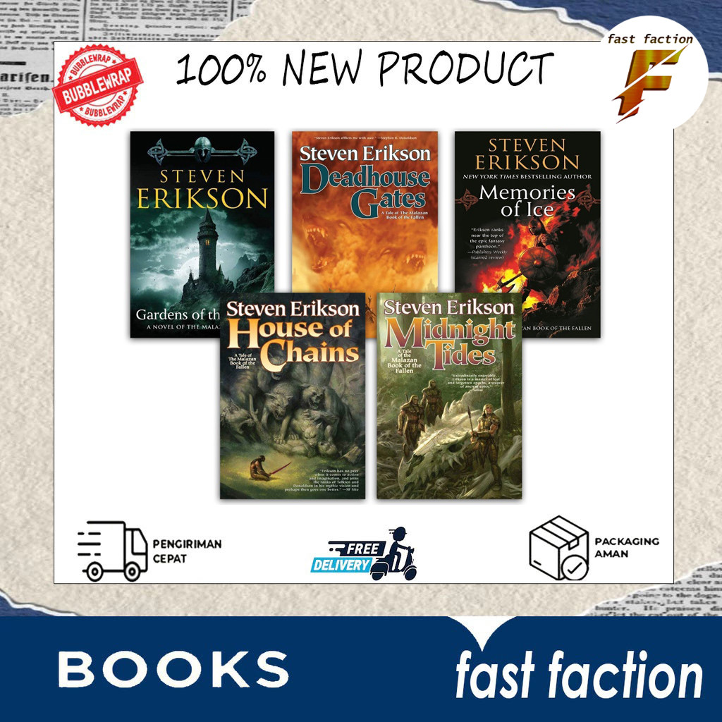 The Crippled God | Gardens of the Moon | (Malazan Book of the Fallen 10 book series) - Steven Erikso