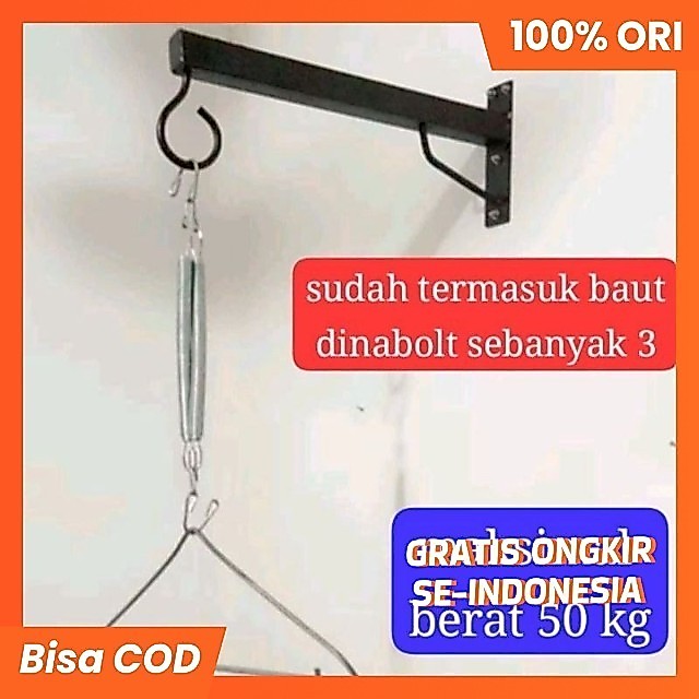 gantungan ayunan bayi tempel dinding tiang ayunan bayi penyangga tiang ayunan bayi tempel dinding