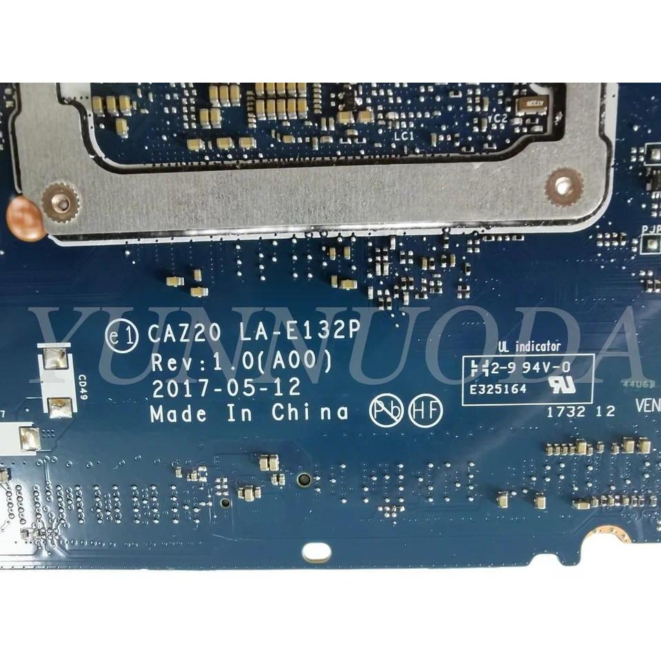 LA-E132P for Dell Latitude 7480 E7480  Laptop  motherboard WITH I3 I5 I7 CAZ20   -0R0YRF tested good