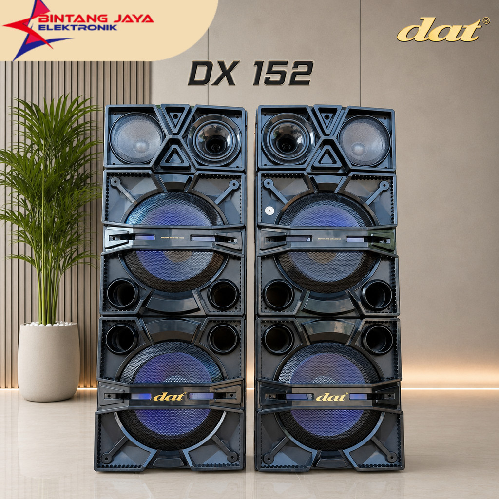 SPEAKER AKTIF DAT DX152 Speaker Aktif Pasif 2×15 Inch DAT DX152 DAT 15"