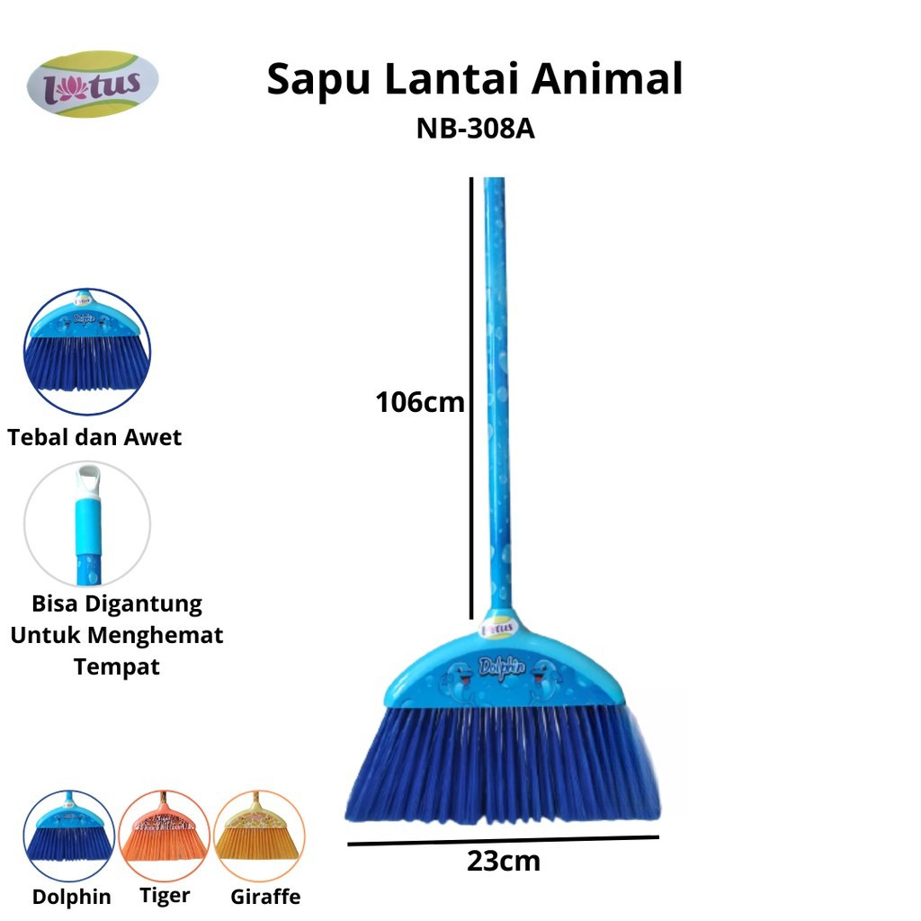 Lotus Sapu Lantai Animal NB-308A