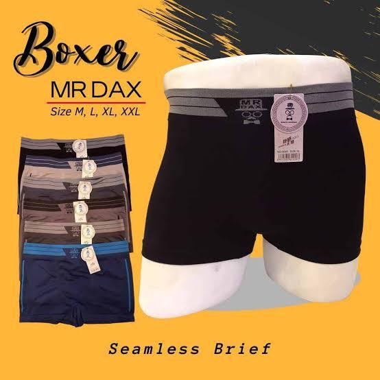 PROMO-MR DAX CELANA DALAM PRIA BOXER RAJUT - M, 3 Pcs