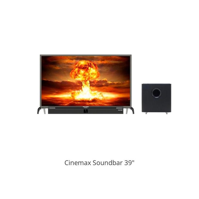 Polytron LED TV 43 inch 43B150 + soundbar Subwoofer - PLD43B150