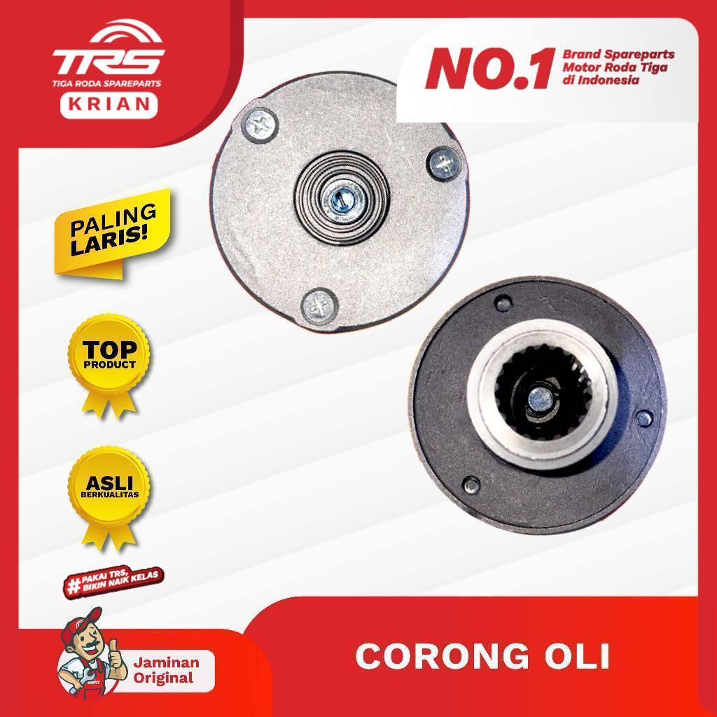 TRS Corong Oli Motor Roda Tiga Viar Karya Oil Cooler Tossa Hercules Motor Roda Tiga Spareparts Origi