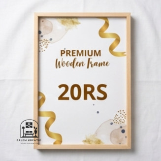 Bingkai Foto Kayu 20RS Frame Foto Bingkai Kayu Ukuran 20RS  50,8 x 75 cm Bingkai Kayu Pinus Alami