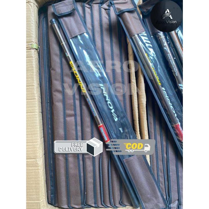 Joran Tegek Carbon Maguro Innova Panjang 360 450 540 Bahan Carbon Kuat Bisa COD - 360