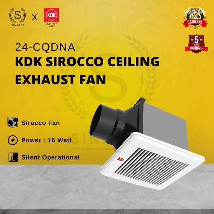 KDK CEILING EXHAUST FAN PLAFON SIRROCCO 24 CDQN 24CDQN - 24-CDQNA
