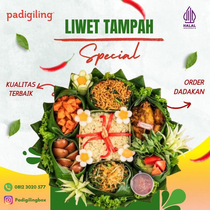 Nasi Liwet Tampah Porsi Besar / Liwet Tampah Premium - Extra Topper, 20 porsi