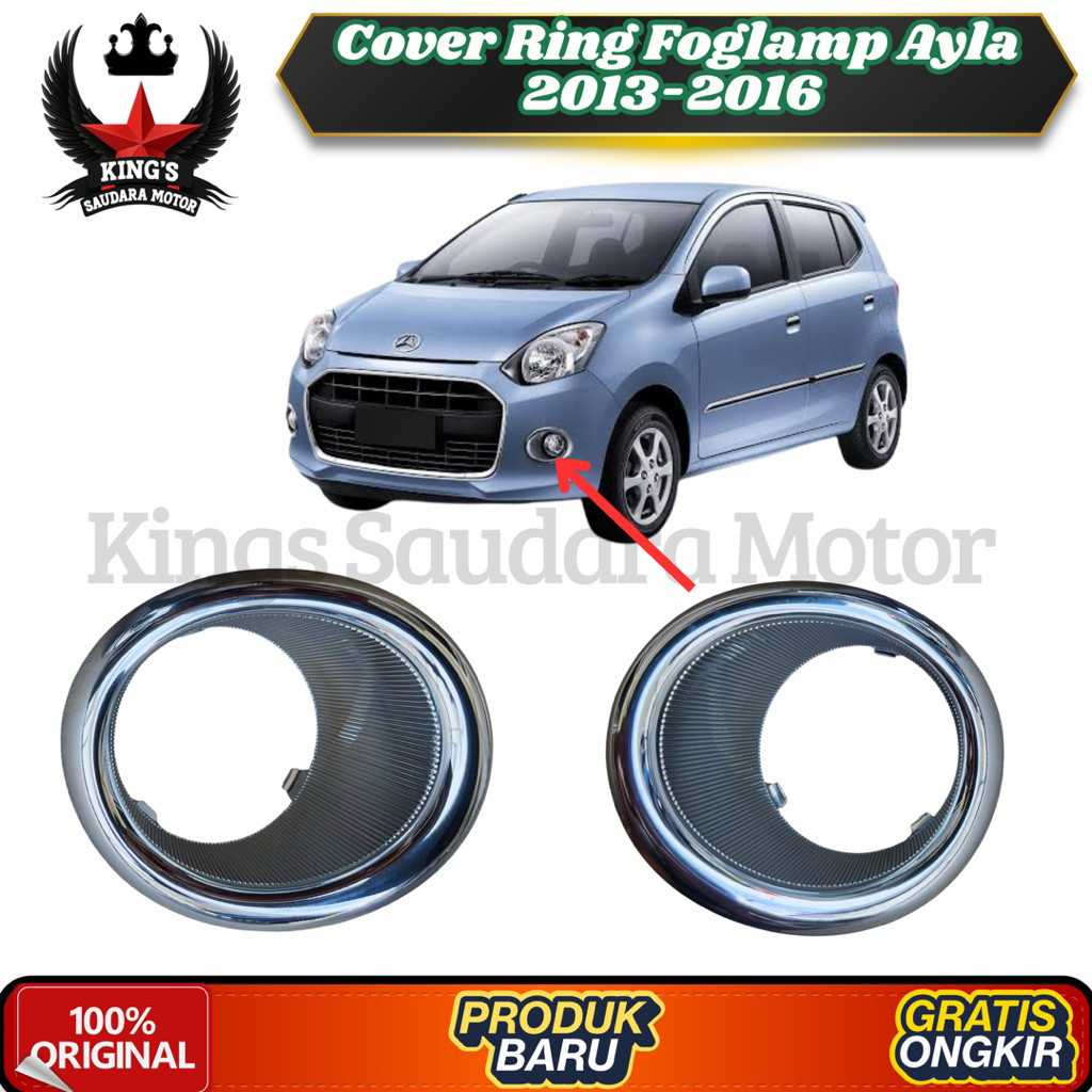 Cover Ring Foglamp Ayla 2013-2016 ABS Original