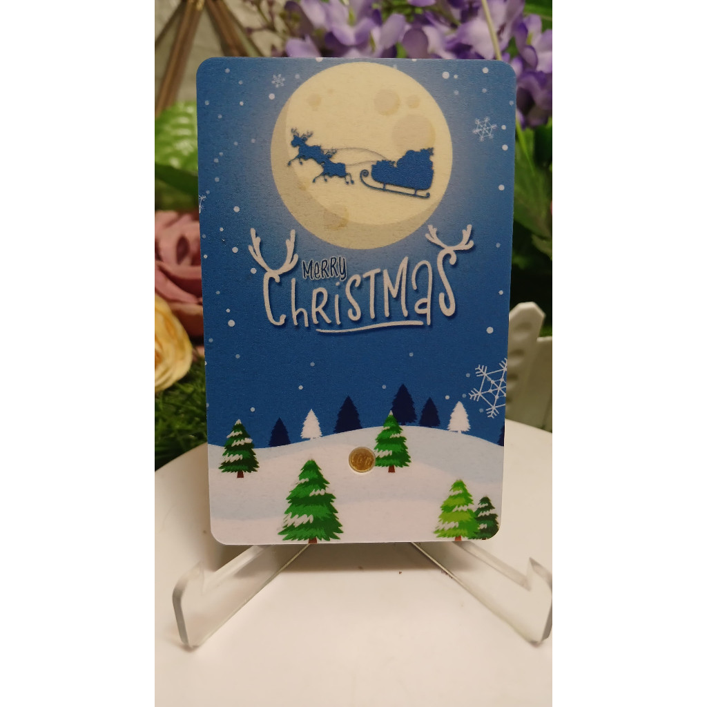 Emasin logam mulia emas 24k emasin 0,2 - 1gr christmas series