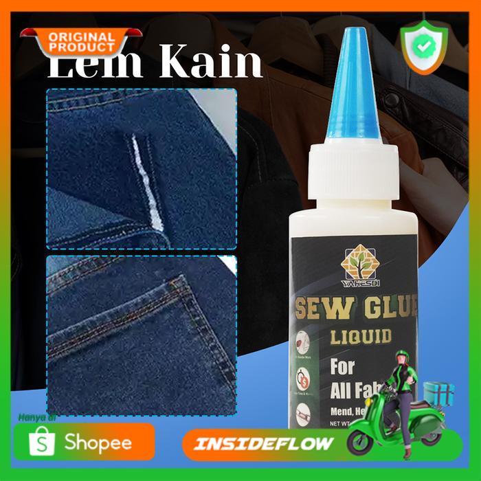 Lem Kain Tanpa Jahit Tahan Air Lem Perekat Kain Kulit Jok Sofa Jeans