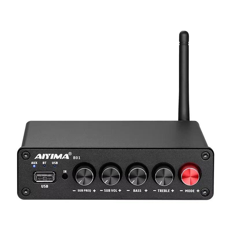 AIYIMA B01 Bluetooth Power Amplifier 2.1 Sound Amplificador Speaker Home Audio Amp A03 TPA3116 Subwo