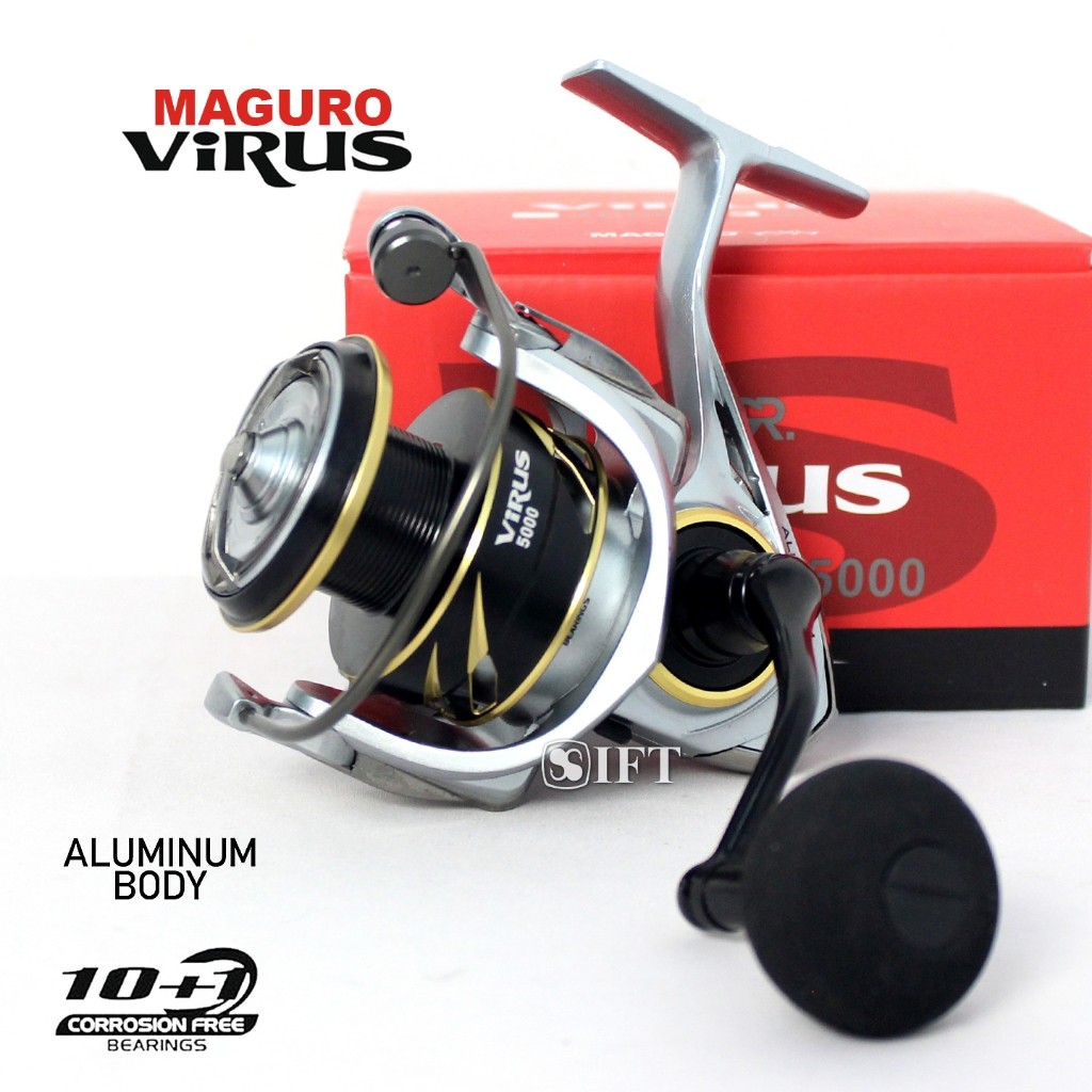Reel MAGURO VIRUS Power Handle | 1000 2000 2500 3000 4000 5000 IFT