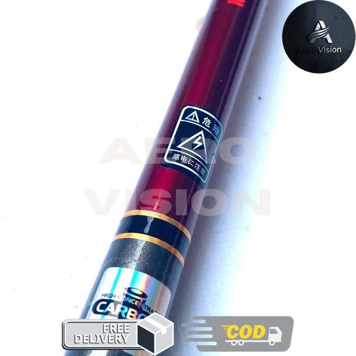 Joran Tegek Maguro Venom Zoom Pole 360 405 Carbon Action Medium Hard Rod Pancing - Maguro venom, 360
