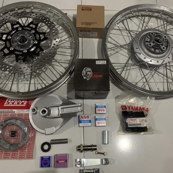 Velg TDR set TROMOL DTRACKER dan KING full set PNP GL MP CB