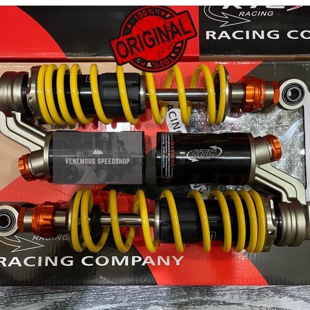 Promo Shockbreaker Shock Ktc Racing Tipe Extreme Bebek Ukuran 320Mm - Kuning