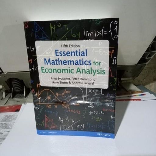 buku fisik Essential Mathematics for Economic Analysis 5th Edition by Sydsaeter