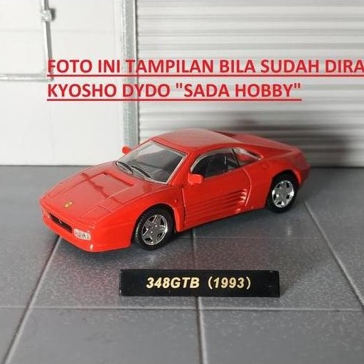 Dydo Kyosho Diecast 1/64 Ferrari 348GTB 1993 Merah