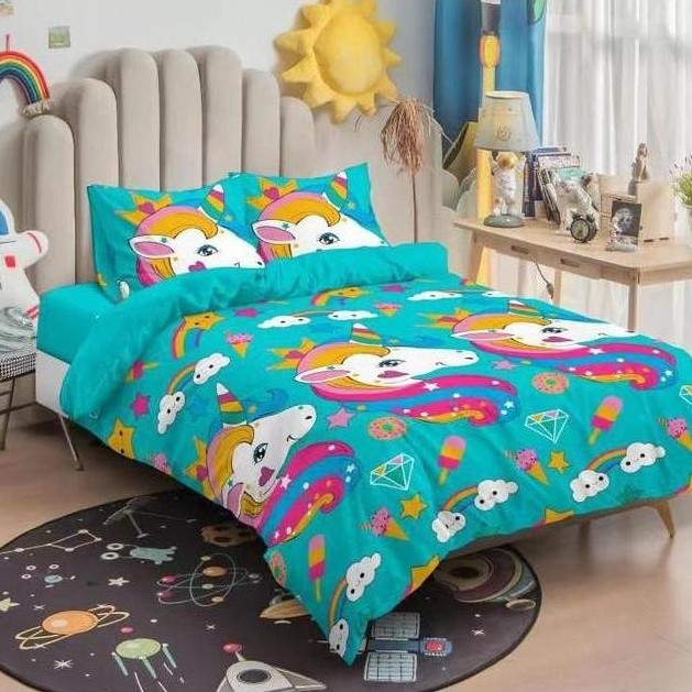 Selimut Anak motif KUDA PONI cantik 140X200 IMPOR termurah