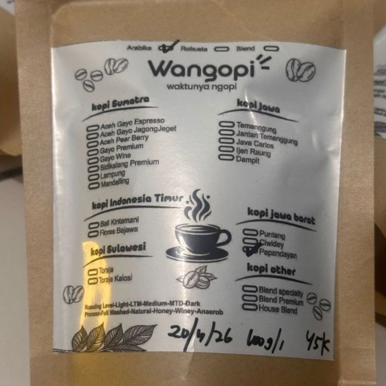 Wangopi™ - Kopi ijen raung