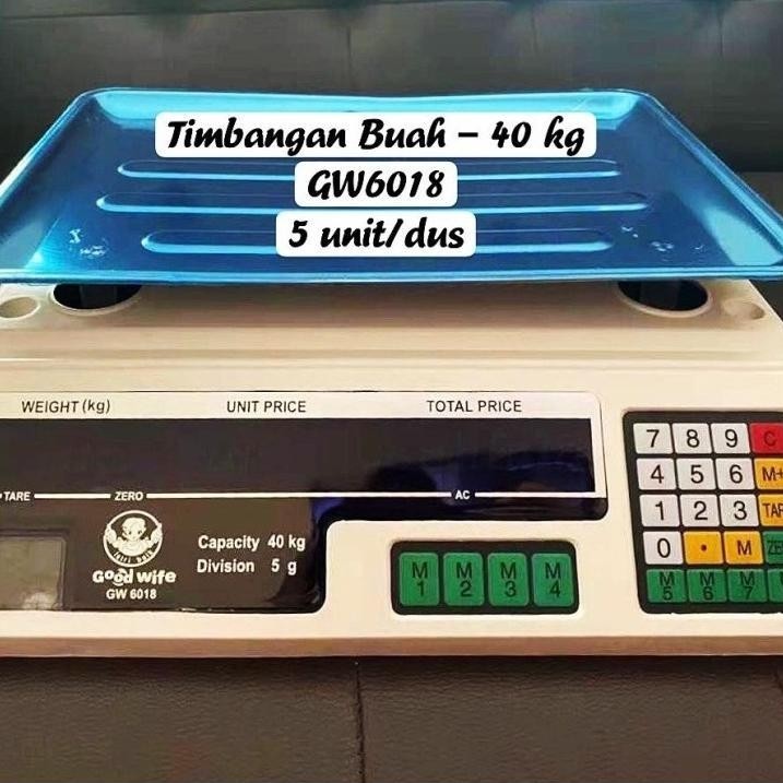 dital 40 kg timbangan buah 40kg besar Barang Sayur GW 6018