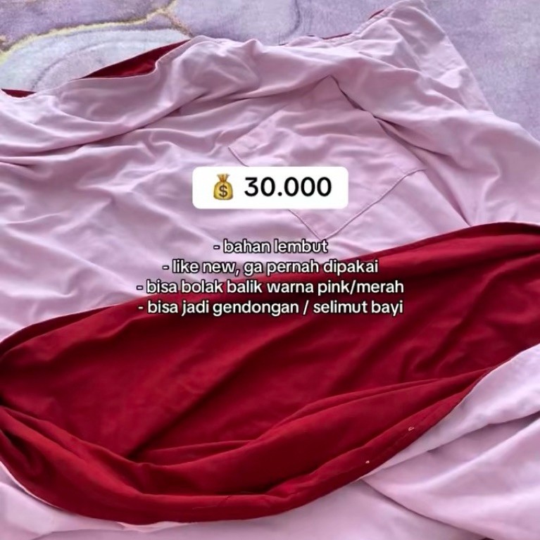 preloved gendongan dan selimut bayi