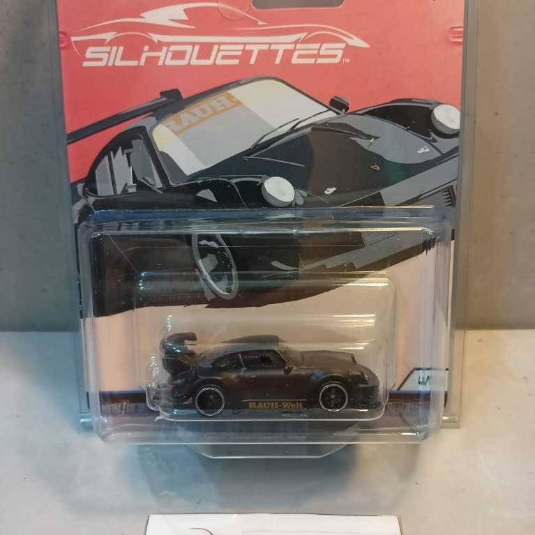 Hotwheels Premium Silhouettes 2019 – RWB Porsche 930 (RWB Hitam / Black RWB)