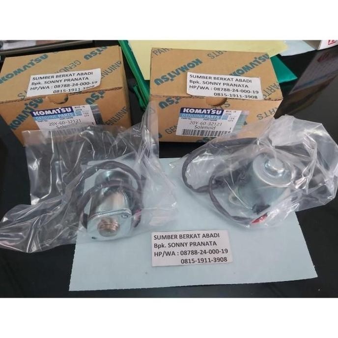 Komatsu 20Y-60-32121 Solenoid Valve 20Y6032121 20Y 60 32121 Premium