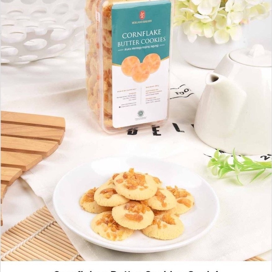 Cornflakes Butter Cookies Toples Segi 4 Holland Bakery