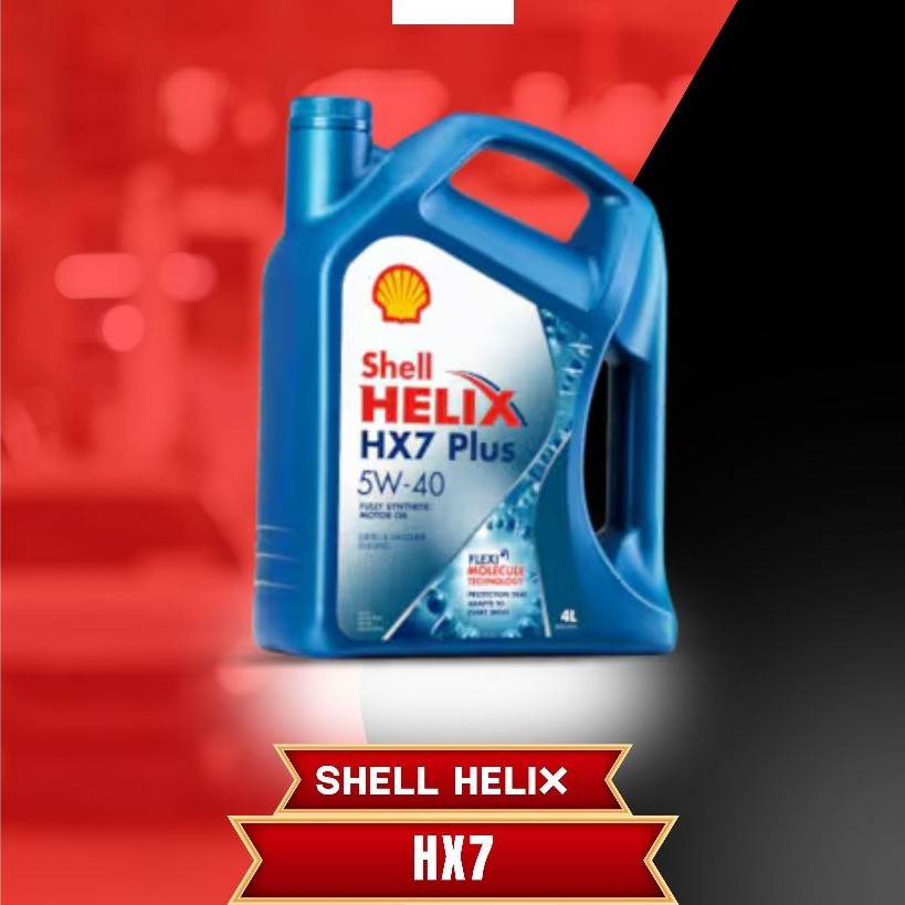 Shell Helix HX7 5W-40 Oli Mesin Mobil 4L Original