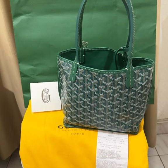 GOYARD MINI ANJOU Goyard Anjou GREEN