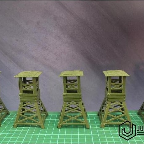 MINIATUR MENARA TENTARA MILITER PLASTIK - FIGURE MAKET DIORAMA MAINAN JUN27