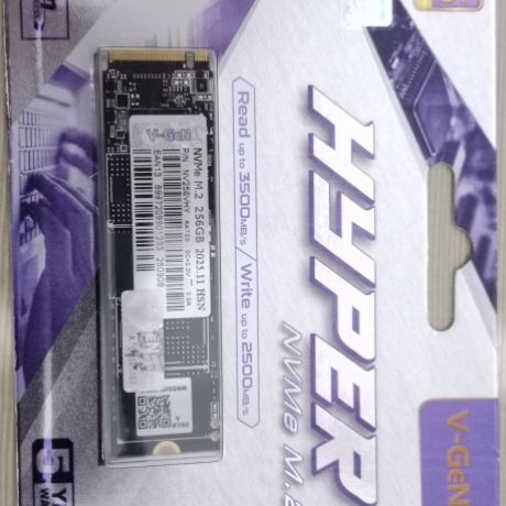 SSD NVMe 256 Gb VGEN Hyper