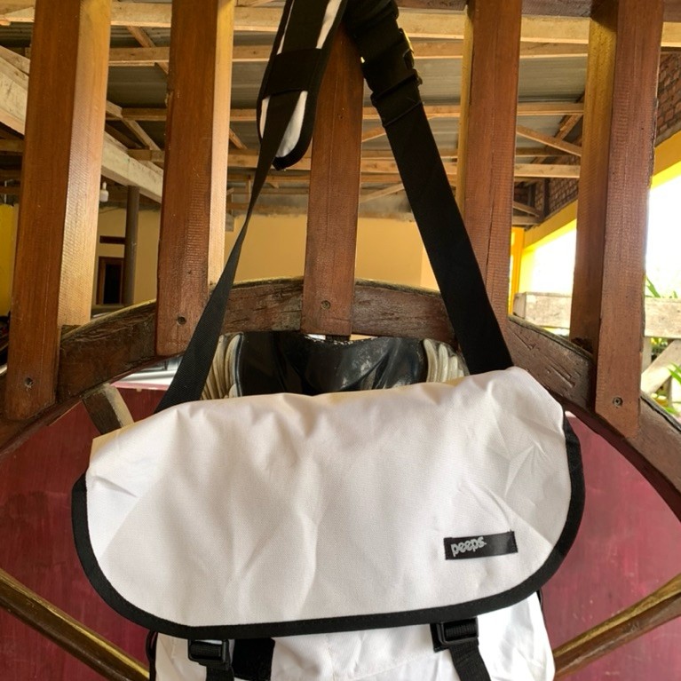 [preloved] tas selempang messenger bag pria brand murah second - bekas