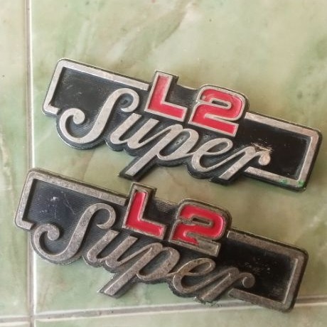 emblem tutup aki yamaha L2 Super original