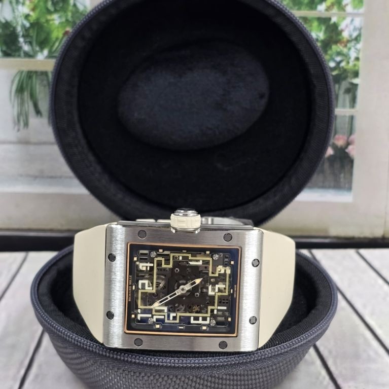Jam Tangan RM16-02 Richard Mille Strap Rubber Swiss Automatic Factory 36mm