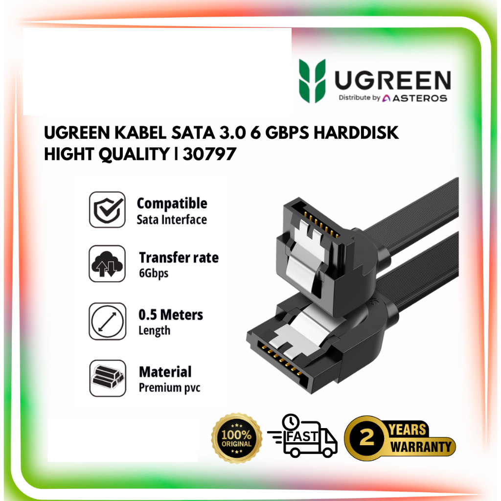 UGREEN Kabel Sata III / Sata3 to Hardisk / SSD PN 30797