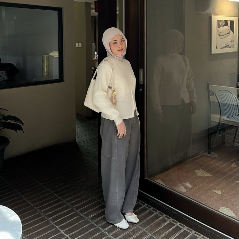 [UNISEX] BARREL JEANS Baggy Curve Jeans (Barrel Leg Jeans) Baggy pants barel raw denim wanita outfit
