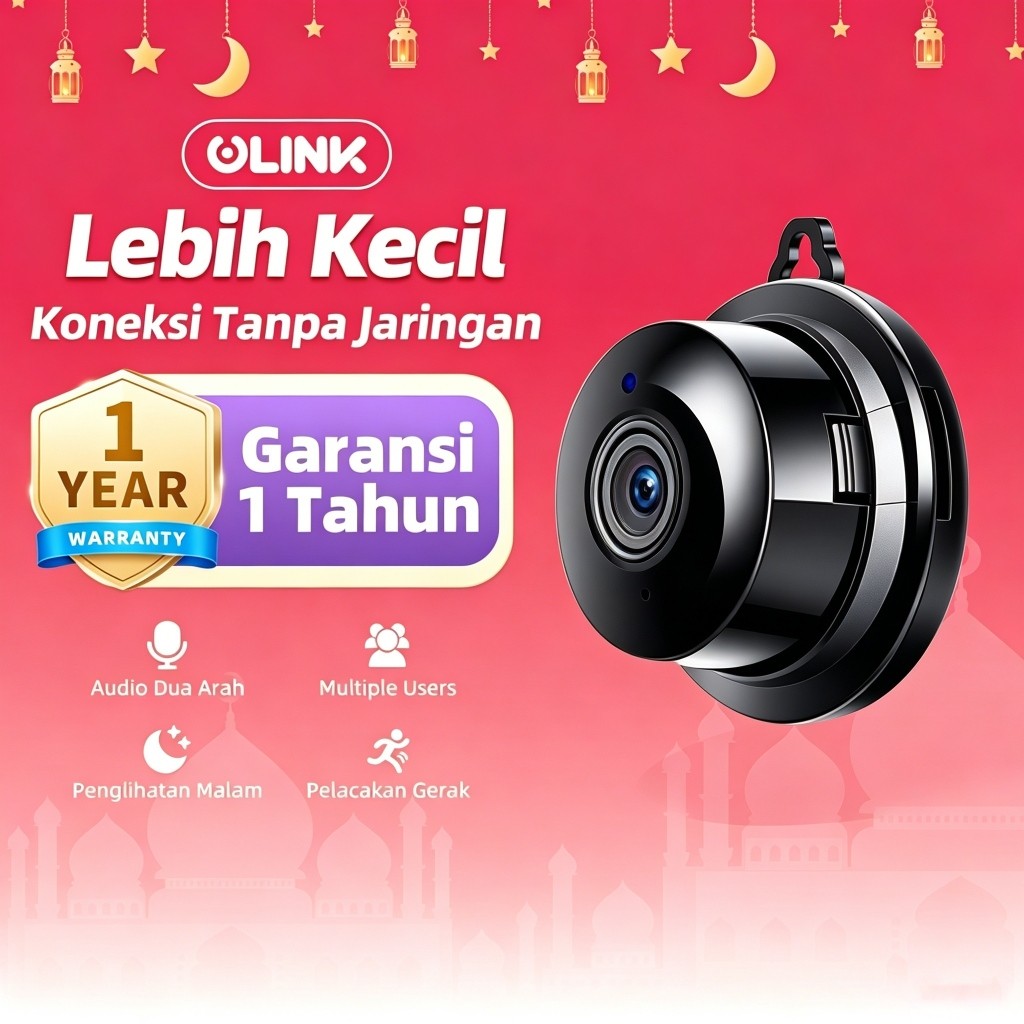 ULINK J2 CCTV Kecil HD Kamera tersembunyi Kamera CCTV Mini IP CCTV Camera Kamera keamanan