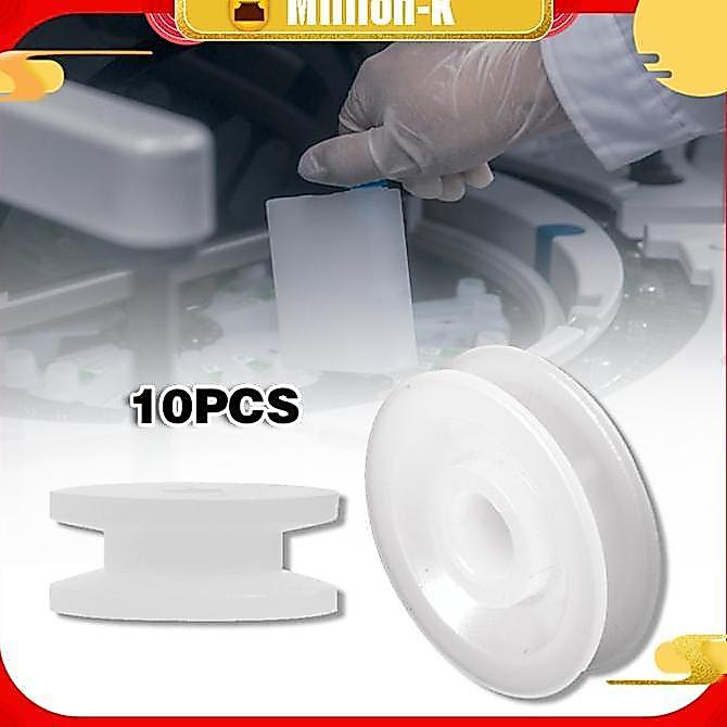 ICHENGO 10 Pcs Plastik Puley Wheel Roda Katrol Micro Mini Gear Motor Wheels DIY Model Toy 2*9.3mm PR
