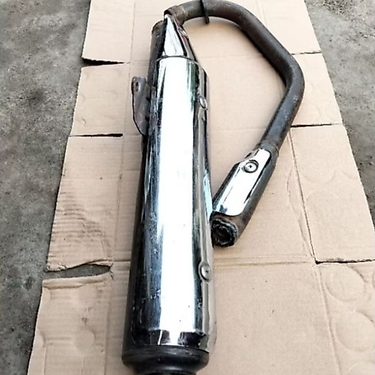 KNALPOT STANDAR MEGAPRO Primus Pnp Gl100 Original Second Siap Pakai Bossku