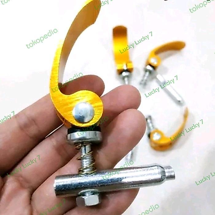 Kuncian Frame Sepeda Lipat Clamp Batangan Frame Seli Kuncian Sepeda Lipat Clamp Baut Frame Sepeda
